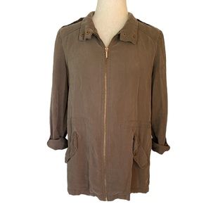 Zara Utility Jacket in Military Olive Green  - Small